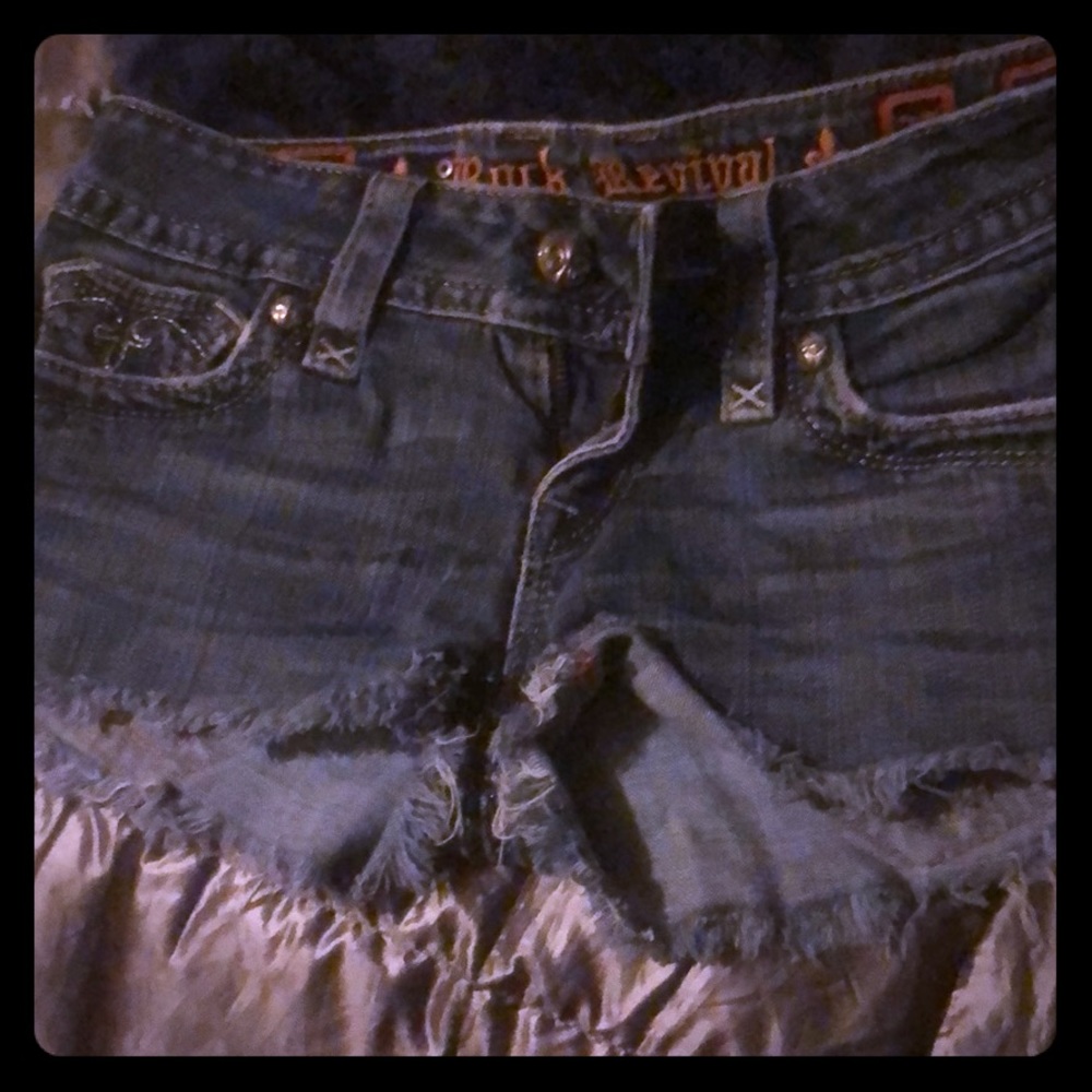 Used rock revival shorts